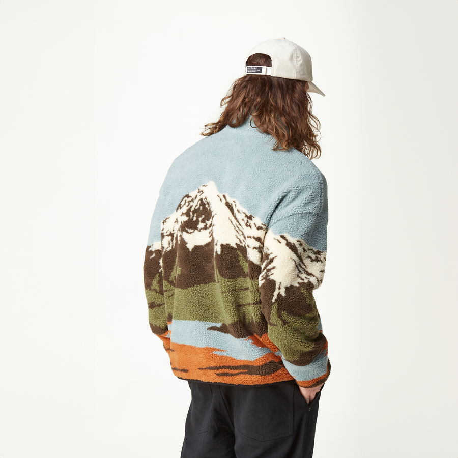 HAFDALS ZIP FLEECE __color:Mountain#10