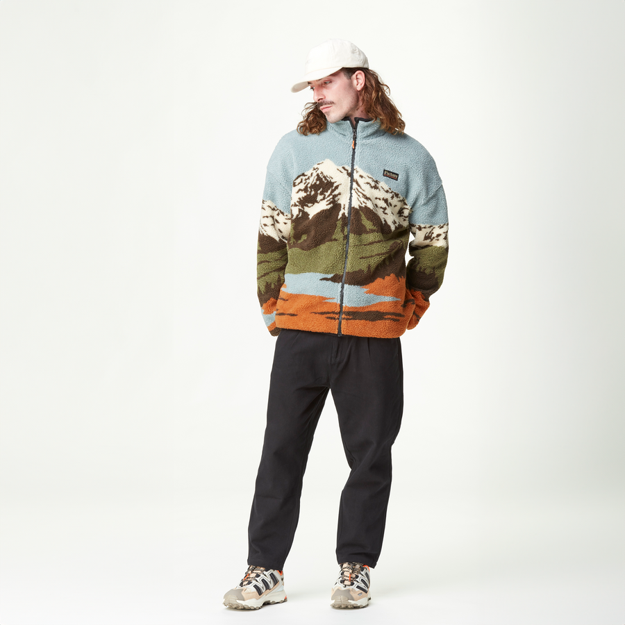 HAFDALS ZIP FLEECE __color:Mountain#12