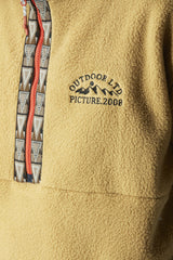 GAMVIK 1/4 ZIP FLEECE __color:Fennel_Seed-Dark_Blue#29