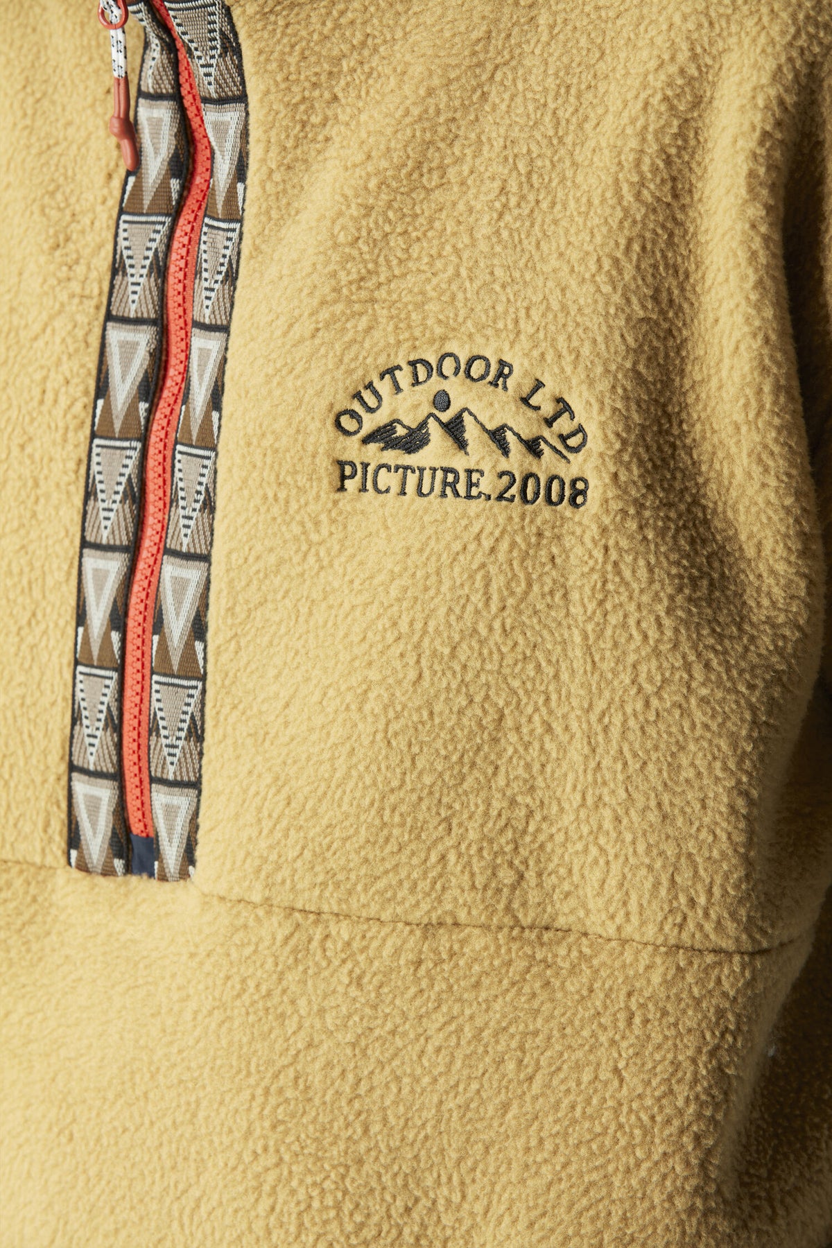 GAMVIK 1/4 ZIP FLEECE __color:Fennel_Seed-Dark_Blue#29