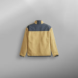 GAMVIK 1/4 ZIP FLEECE __color:Fennel_Seed-Dark_Blue#24