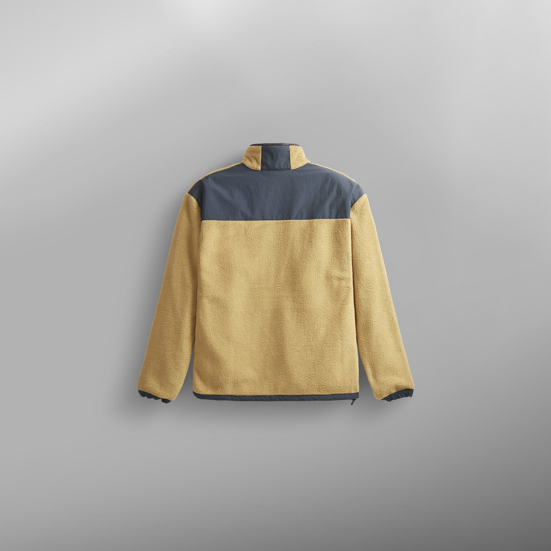 GAMVIK 1/4 ZIP FLEECE __color:Fennel_Seed-Dark_Blue#24