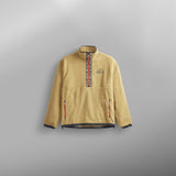GAMVIK 1/4 ZIP FLEECE __color:Fennel_Seed-Dark_Blue#23
