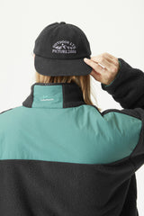 GAMVIK 1/4 ZIP FLEECE __color:Black-Bayberry#13