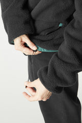 GAMVIK 1/4 ZIP FLEECE __color:Black-Bayberry#15