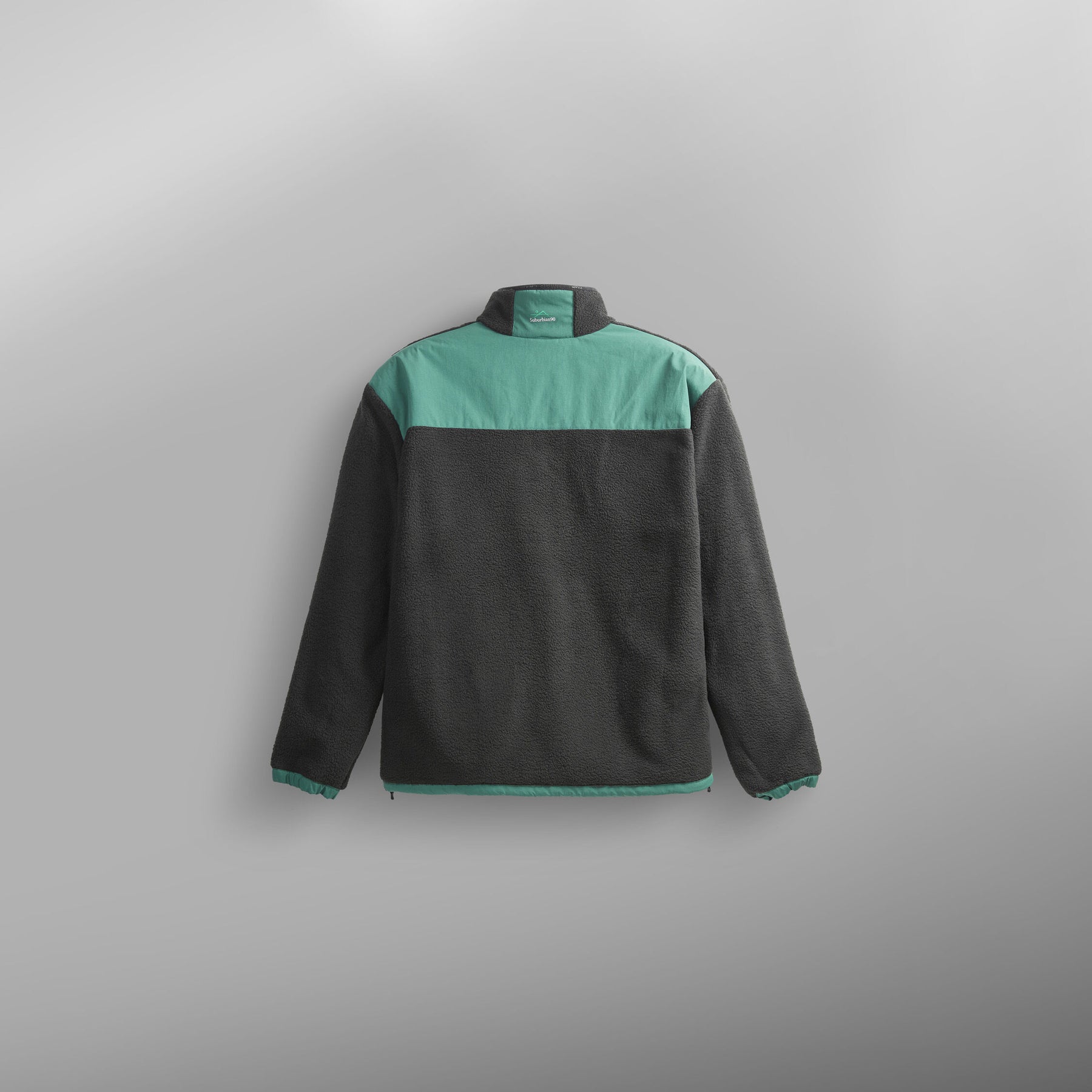 GAMVIK 1/4 ZIP FLEECE __color:Black-Bayberry#8