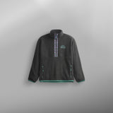GAMVIK 1/4 ZIP FLEECE __color:Black-Bayberry#7