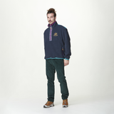 GAMVIK 1/4 ZIP FLEECE __color:Dark_Blue#17