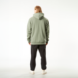 YINNI PLUSH ZIP HOODIE __color:Green_Spray#9