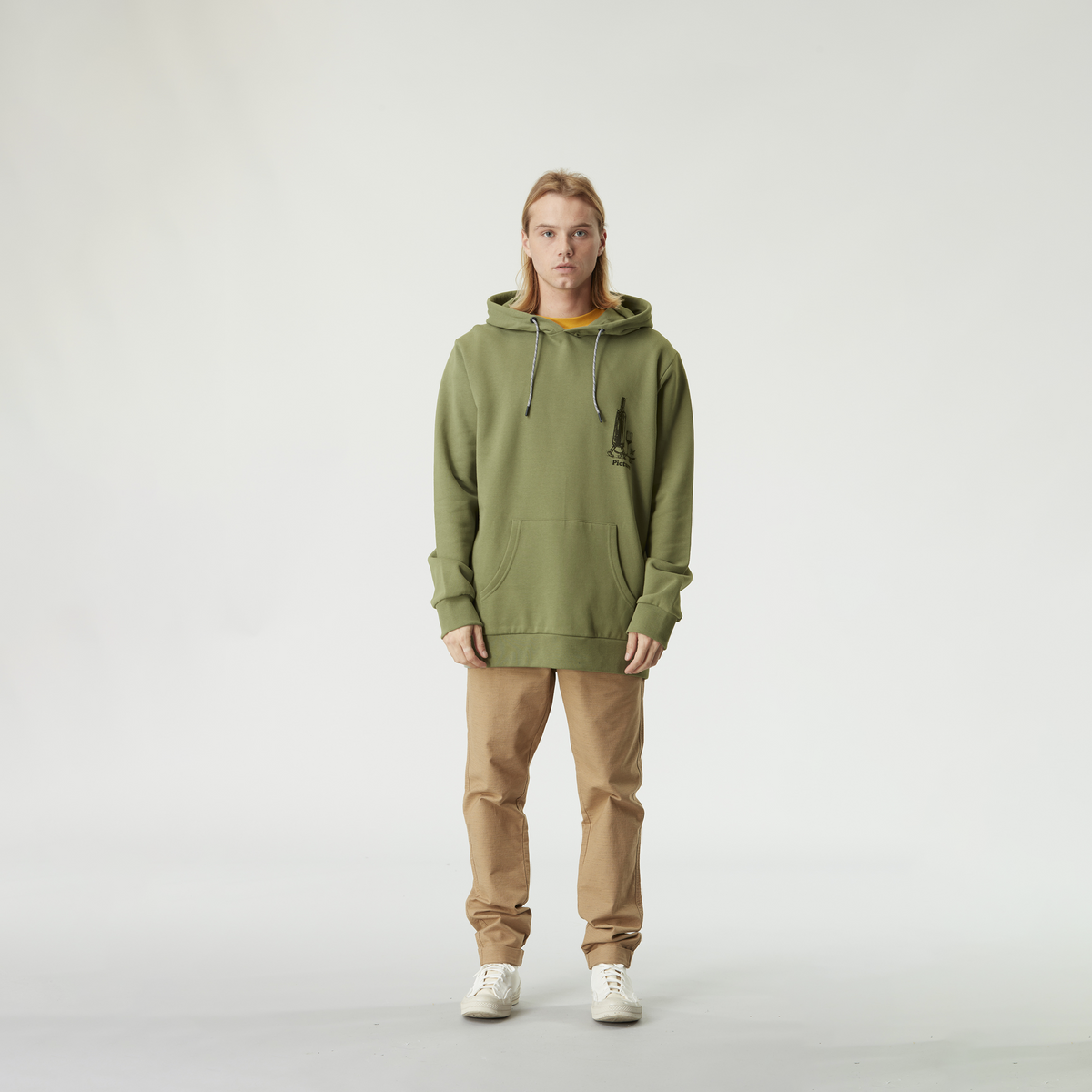 D&S WINERIDER HOODIE __color:Green_Spray#1