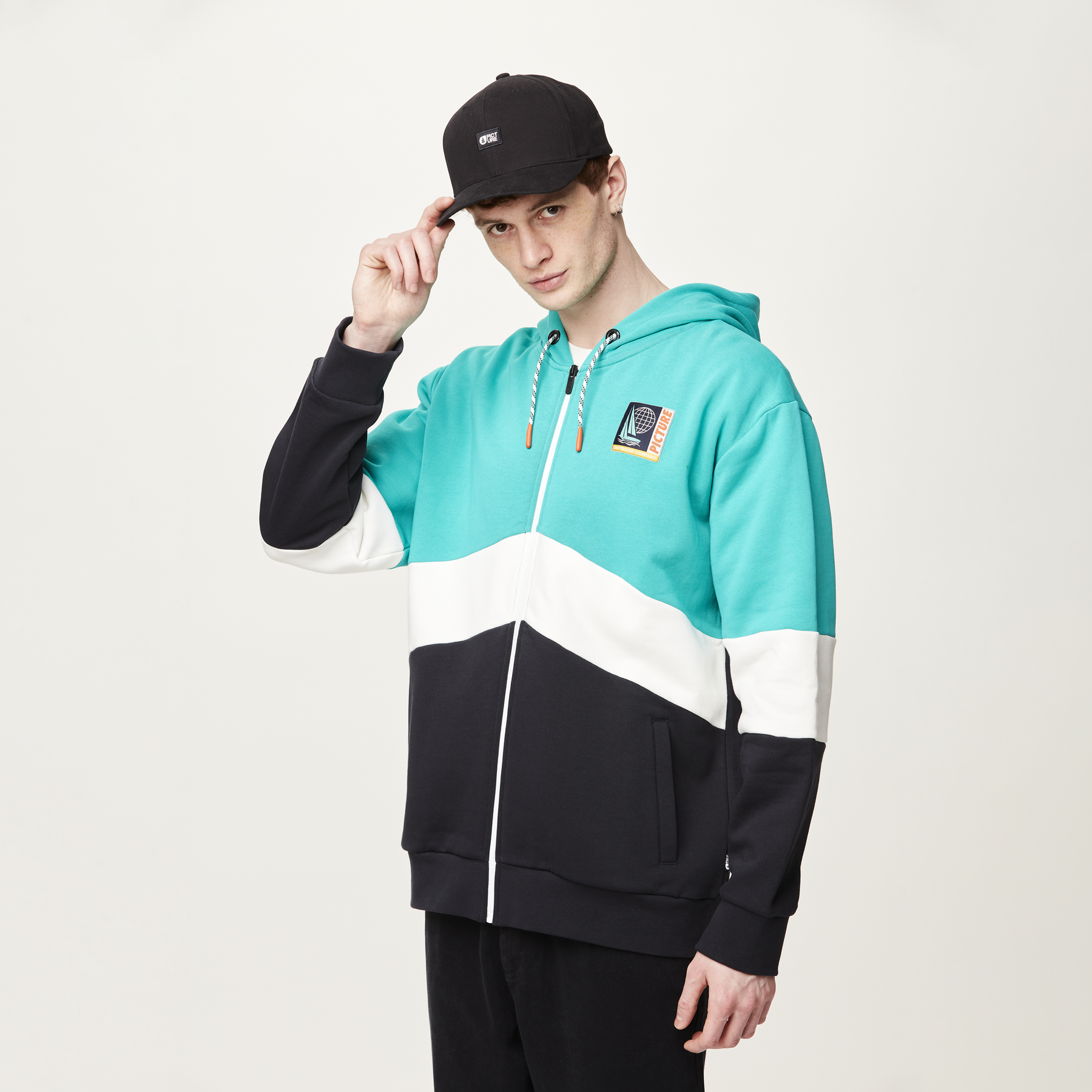 KLOB ZIP HOODIE __color:Spectra_Green#10