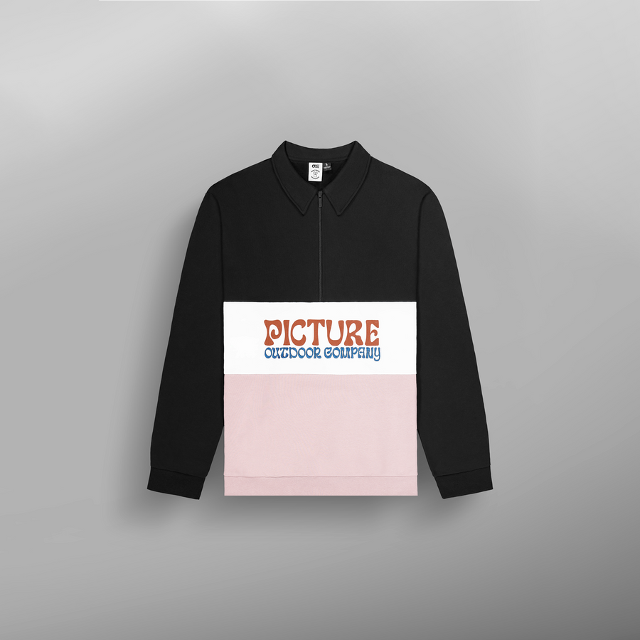 CARAWA ZIP SWEATER __color:Woodrose#12