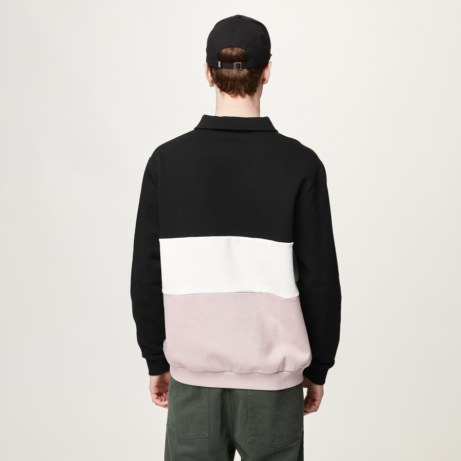 CARAWA ZIP SWEATER __color:Woodrose#11