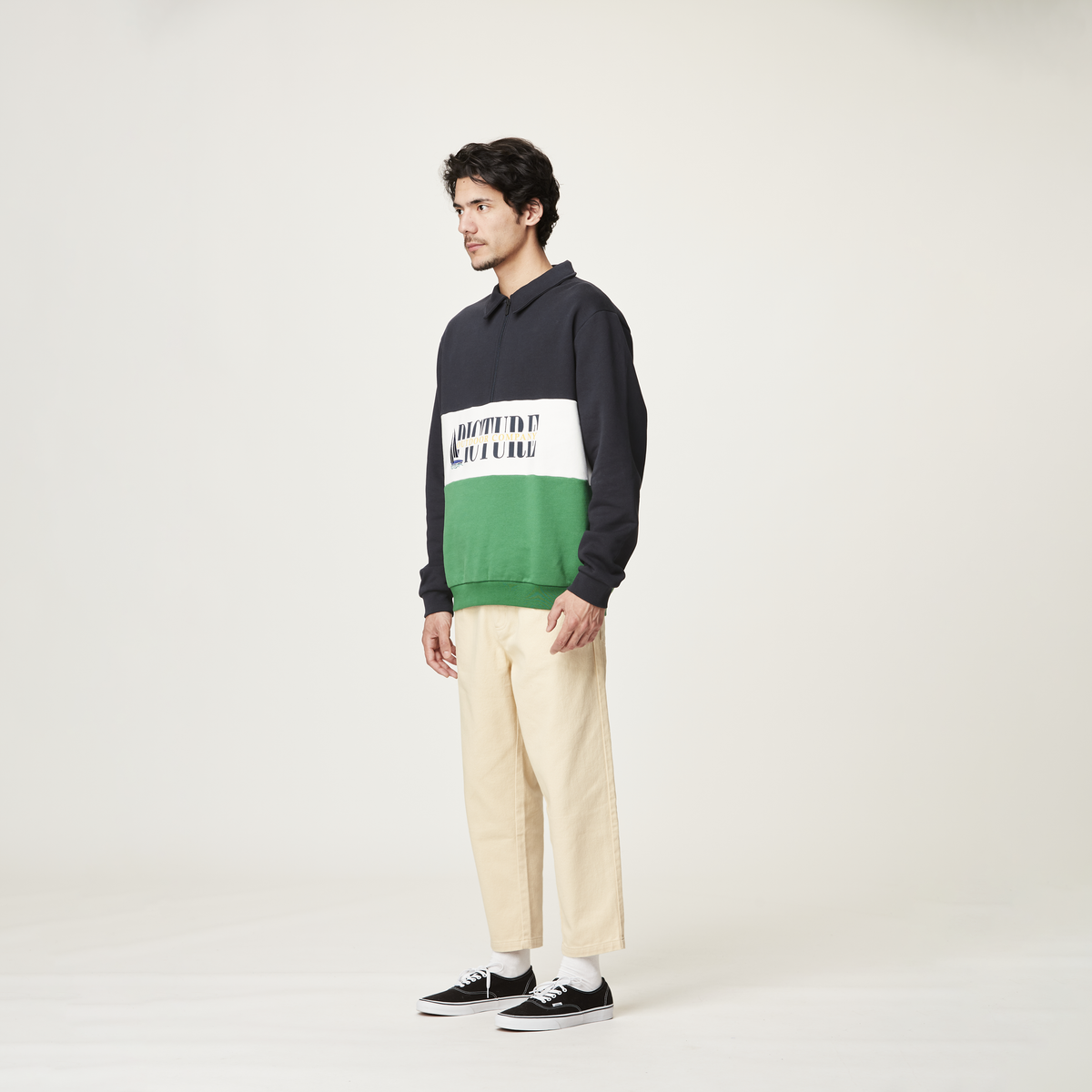 CARAWA ZIP SWEATER __color:Verdant_Green#2