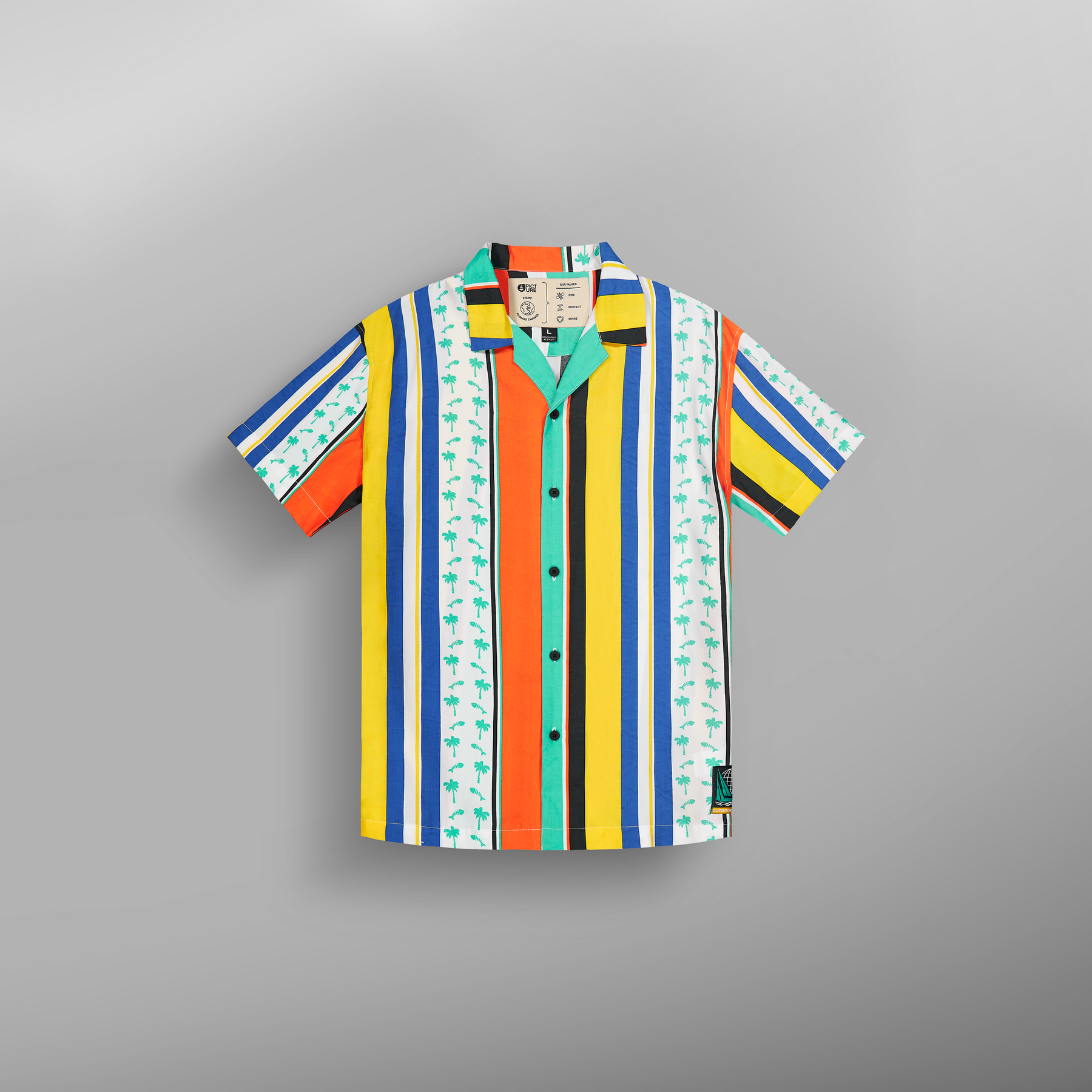 MAREEBA SHIRT __color:Fishbone_Print#18