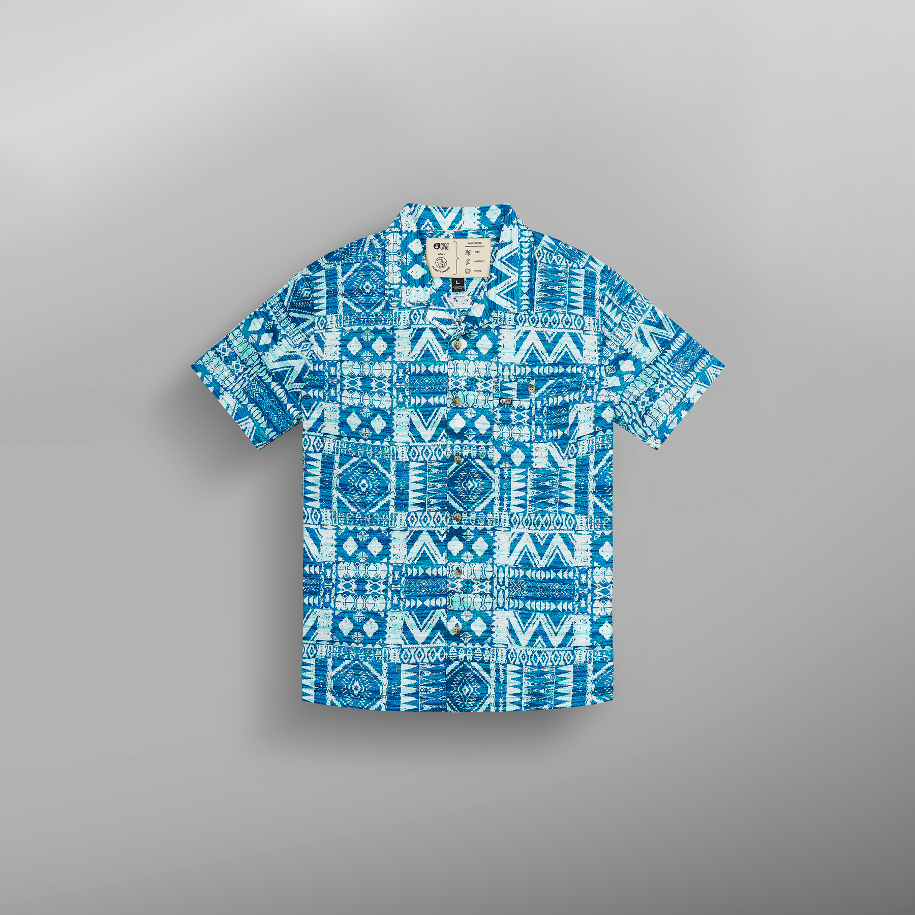 MOKARA SHIRT __color:Island_Print#25