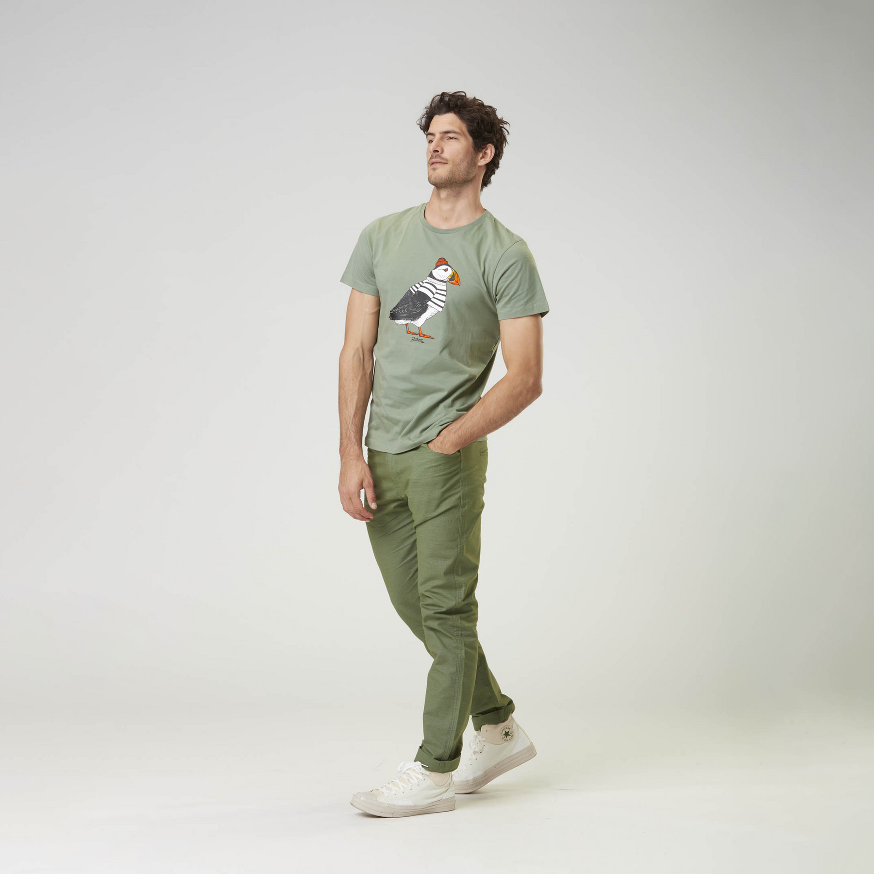 POCKHAN TEE __color:Green_Spray#2