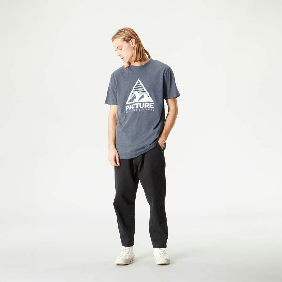 AUTHENTIC TEE __color:Dark_Blue_Melange#13