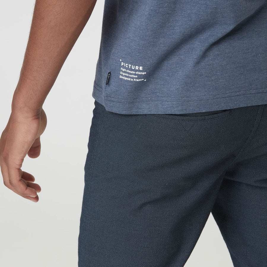 AUTHENTIC TEE __color:Dark_Blue_Melange#16