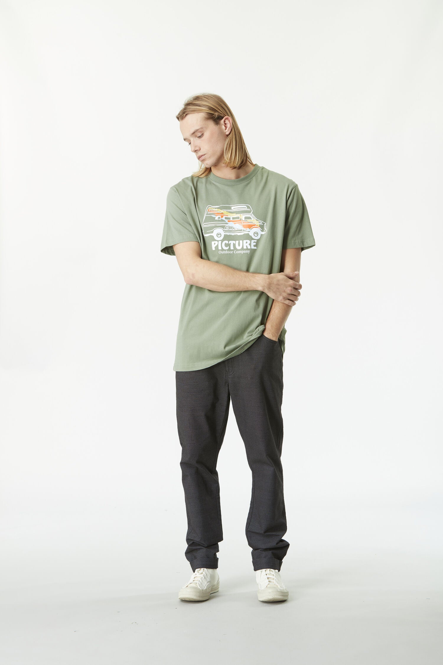 CUSTOM VAN TEE __color:Green_Spray#10