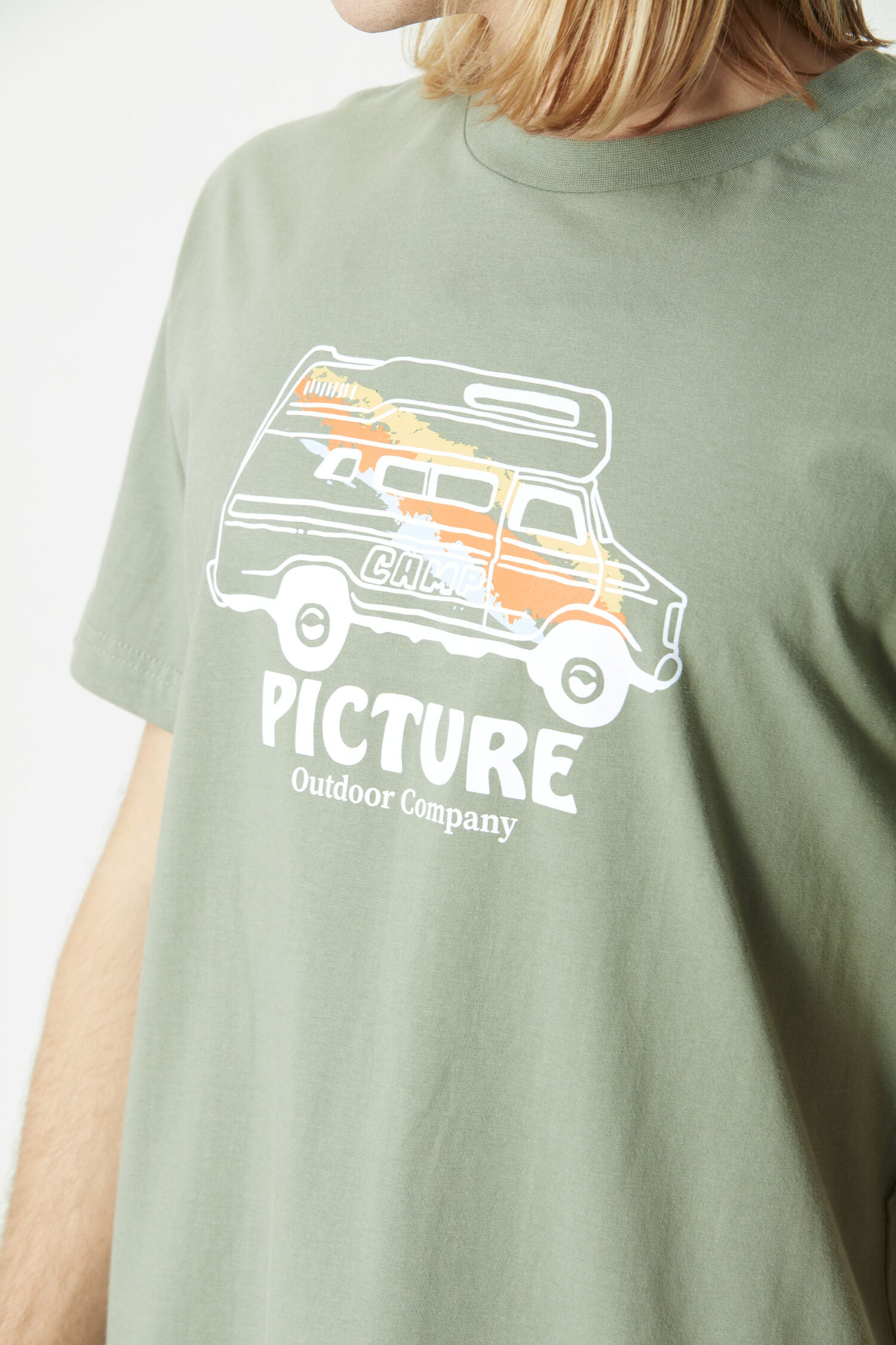 CUSTOM VAN TEE __color:Green_Spray#13