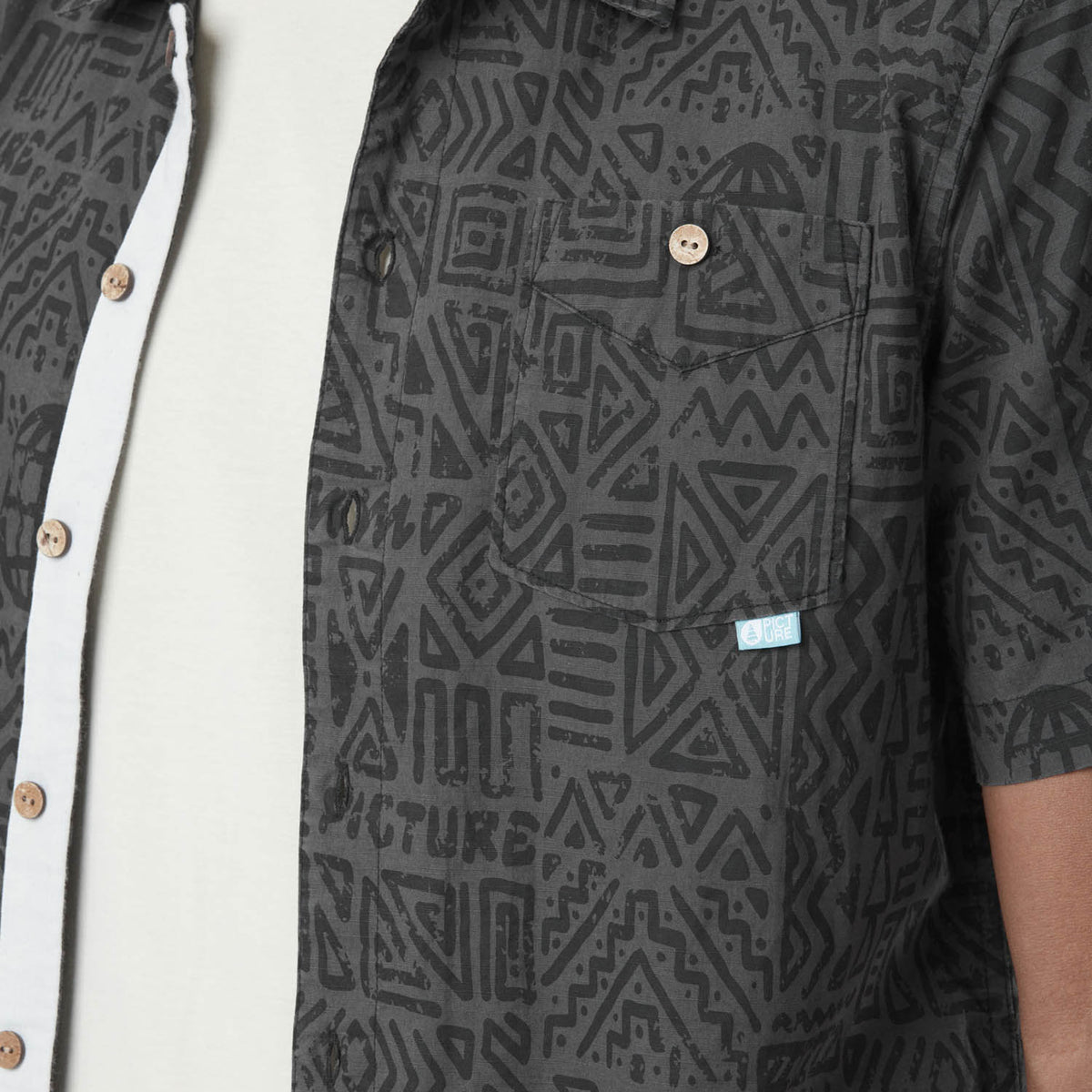 MATAIKONA SS SHIRT __color:Guinea_Print#43