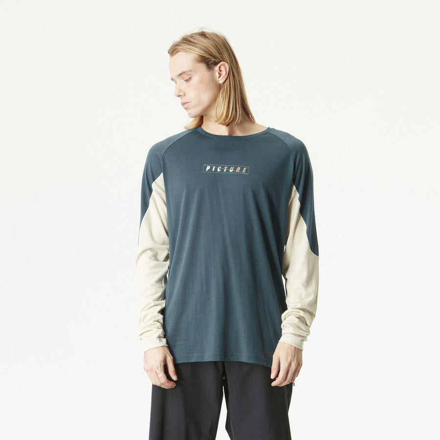 SALINAR MERINO LS TEE __color:Deep_Water#0
