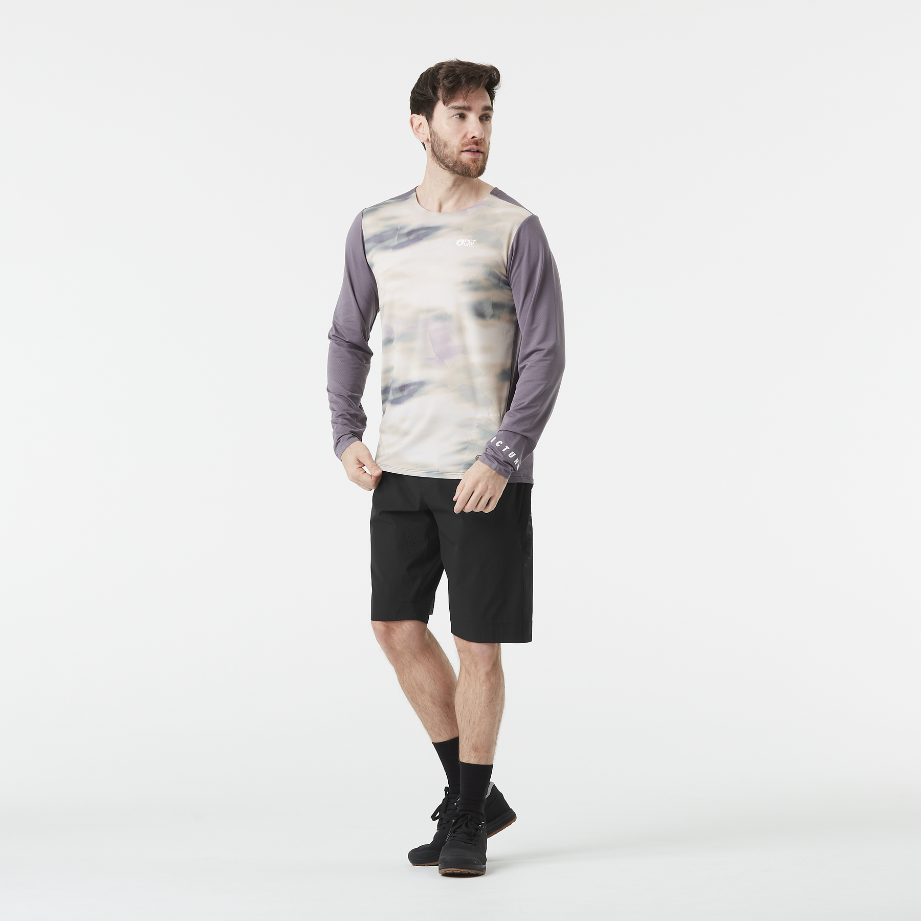 OSBORN PRINTED LS TEE __color:Celerity_Print#0