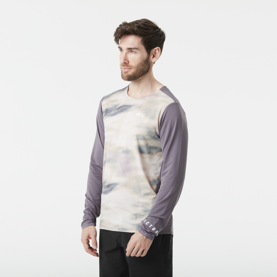 OSBORN PRINTED LS TEE __color:Celerity_Print#1