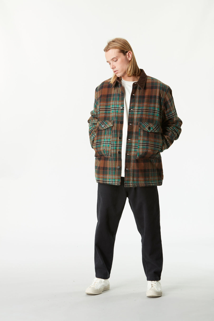 NOLIWA PLAID SHIRT __color:Camel_Plaid#3