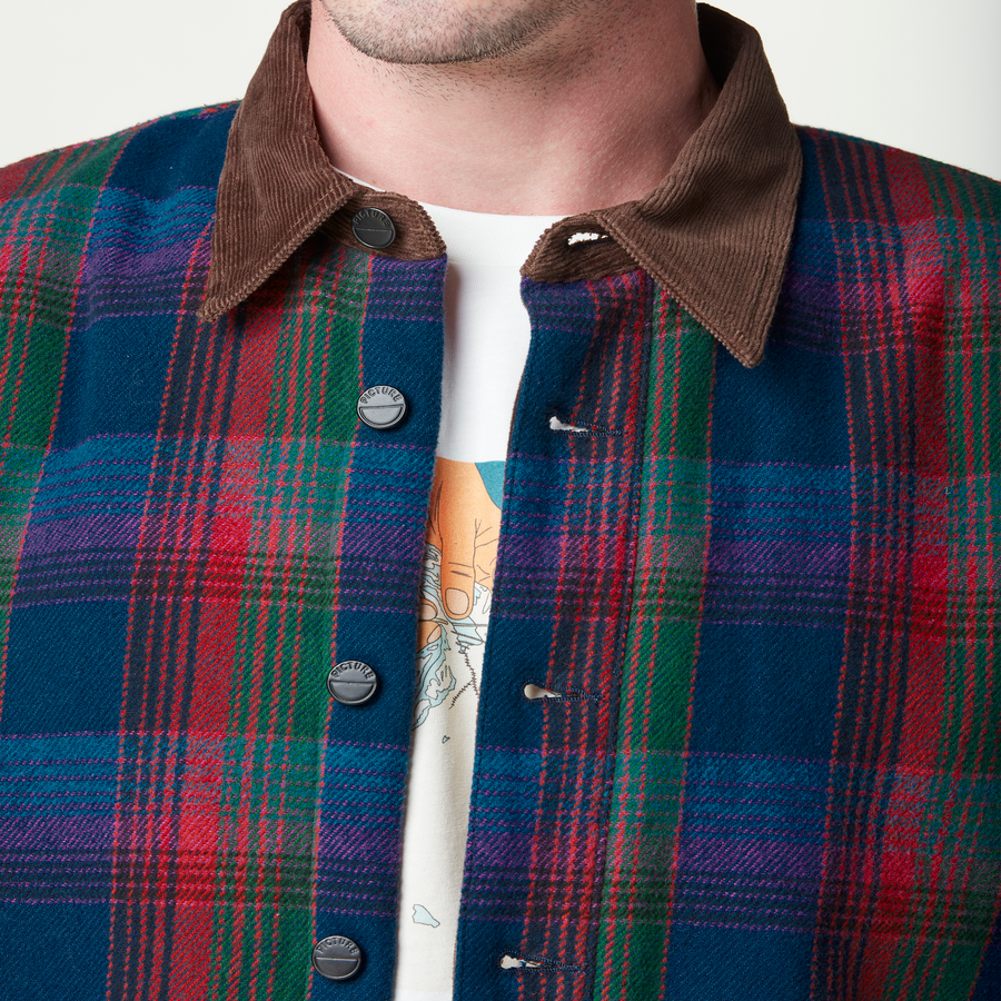 NOLIWA PLAID SHIRT __color:Plaid_Dill#13