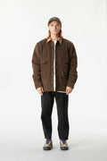 NOLIWA CORDUROY SHIRT __color:Dark_Chocolate#4