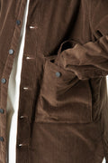 NOLIWA CORDUROY SHIRT __color:Dark_Chocolate#5