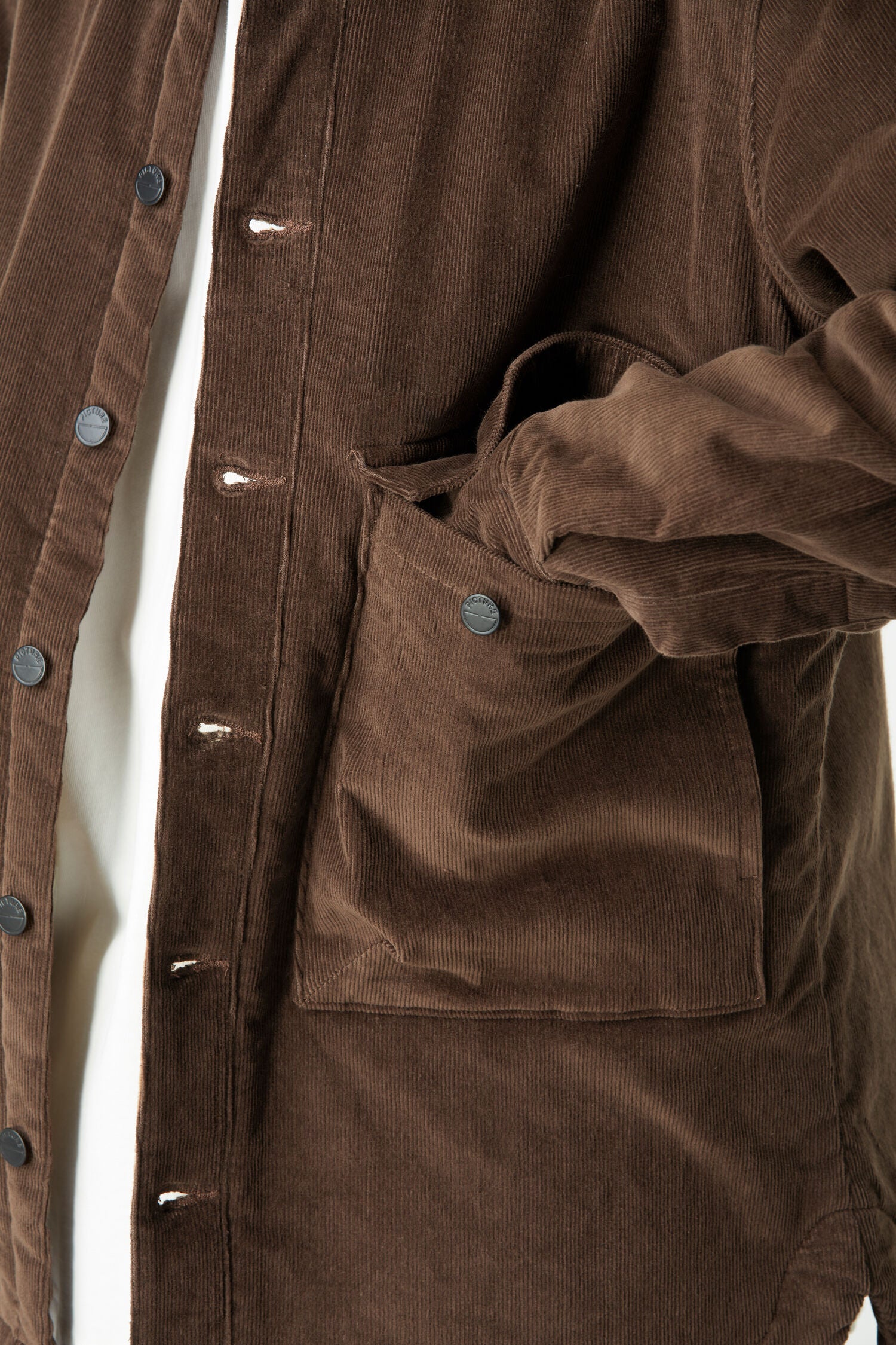 NOLIWA CORDUROY SHIRT __color:Dark_Chocolate#5