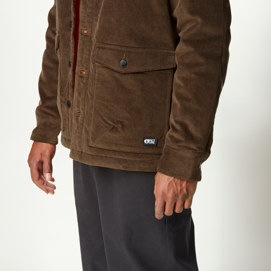 NOLIWA CORDUROY SHIRT __color:Dark_Chocolate_Plaid#11