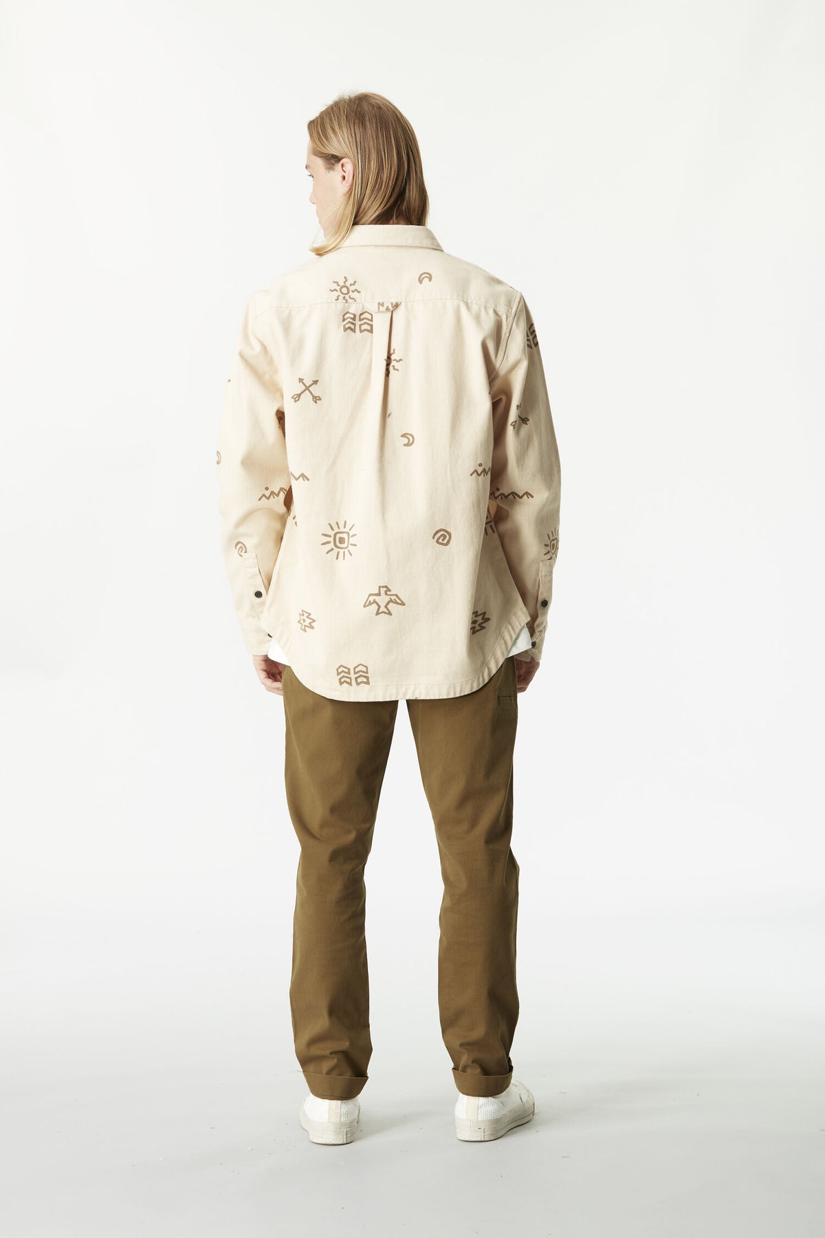DAYAKI SHIRT __color:Wood_Ash#12