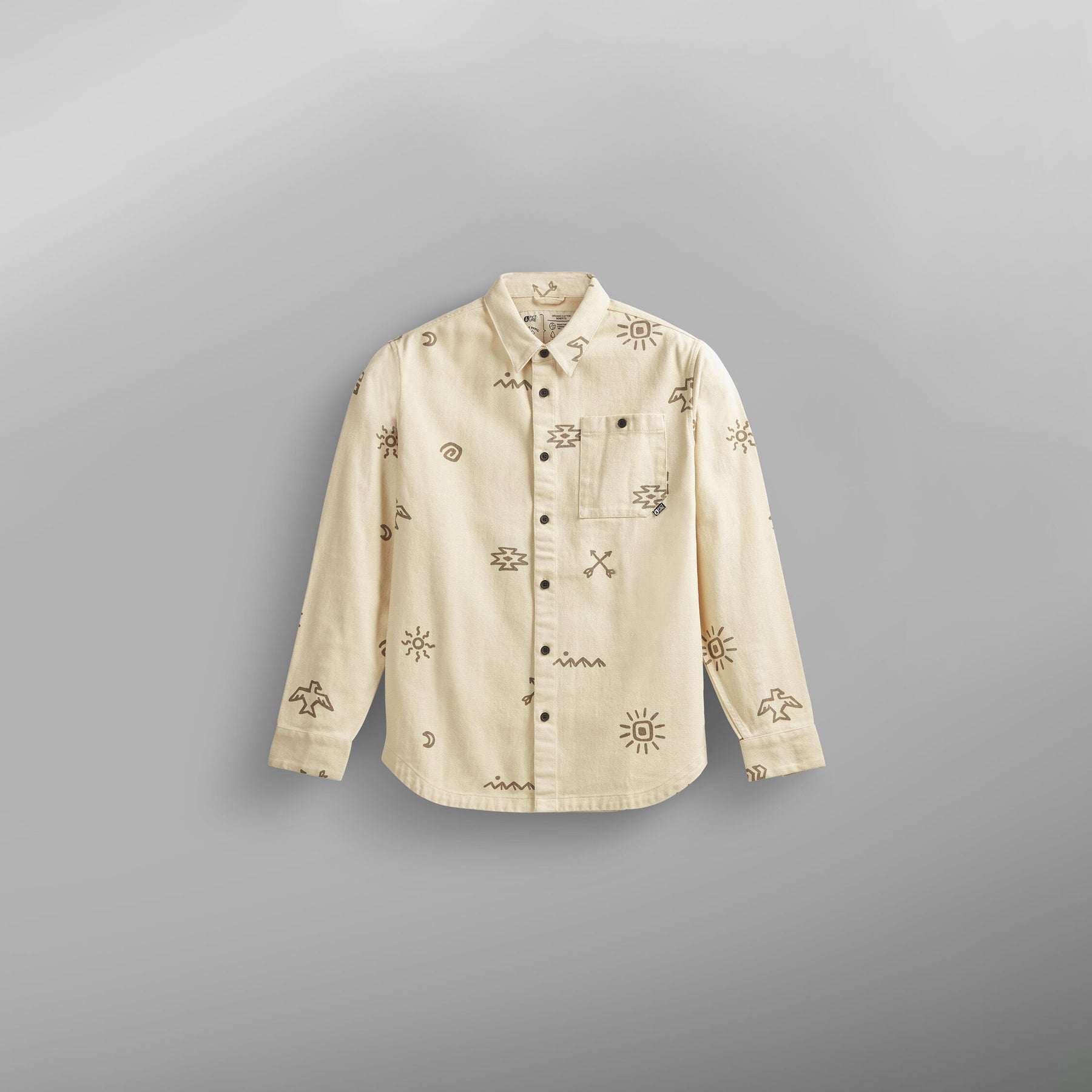 DAYAKI SHIRT __color:Wood_Ash#9