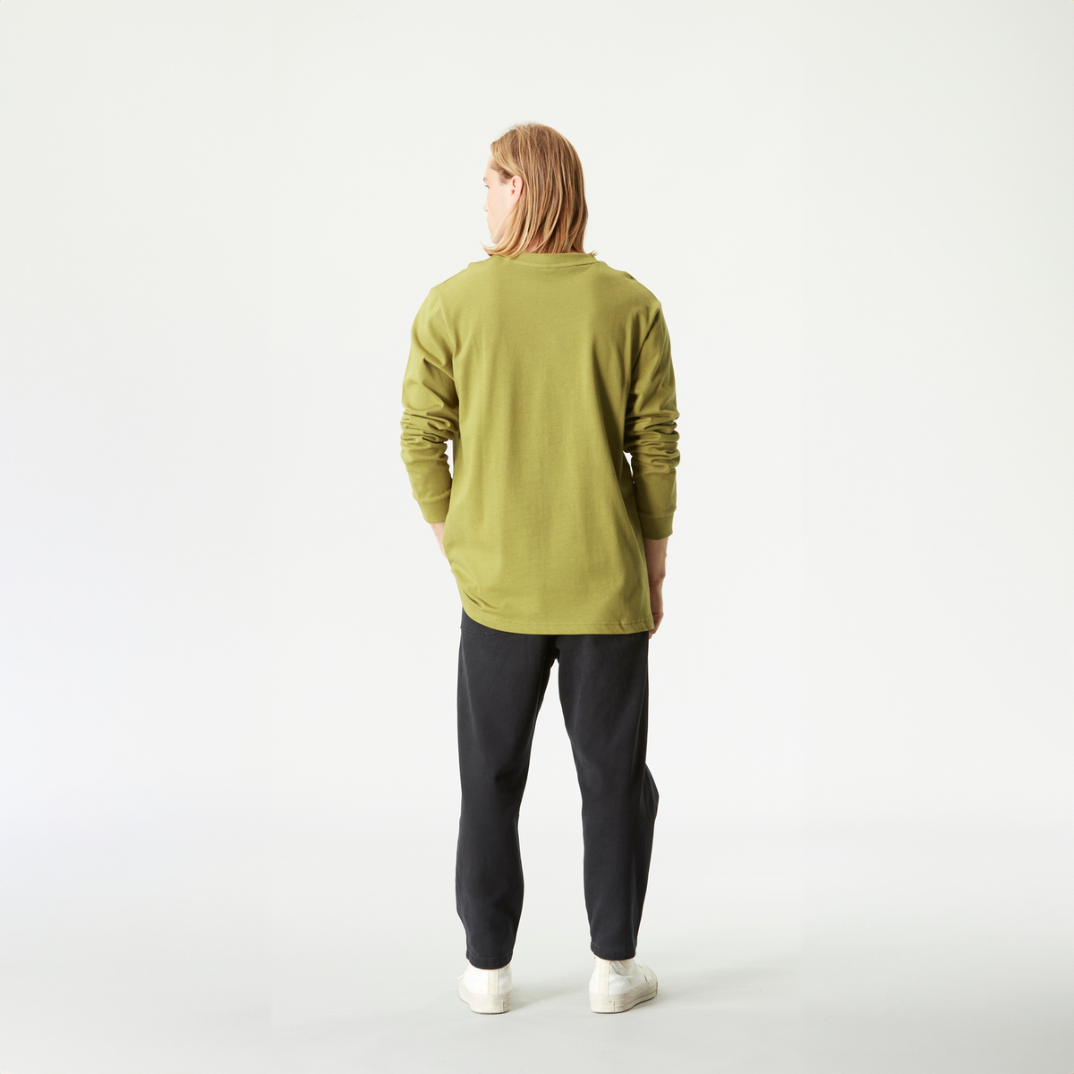 SICAN LS TEE __color:Army_Green#4