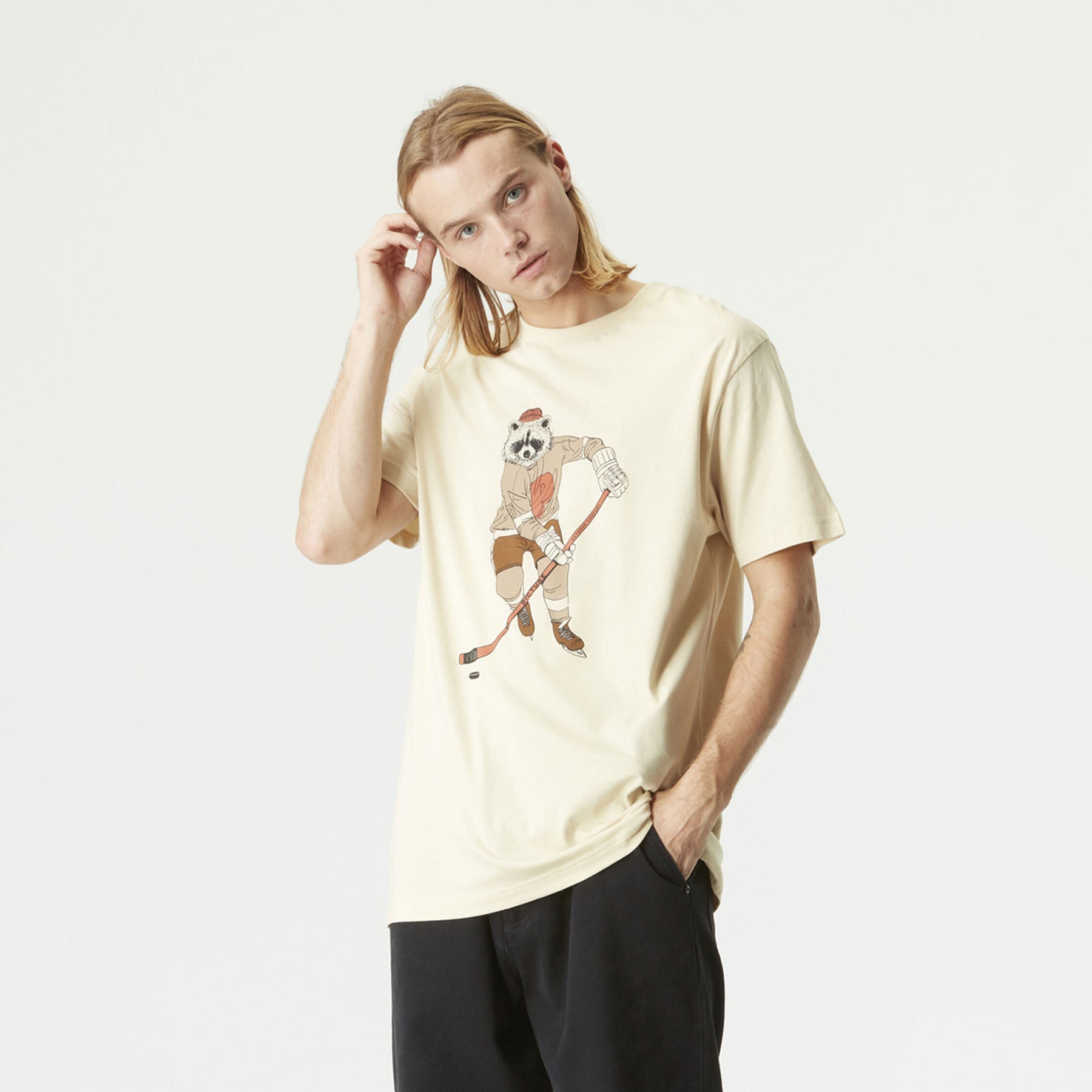 LAKIN TEE __color:Wood_Ash#7