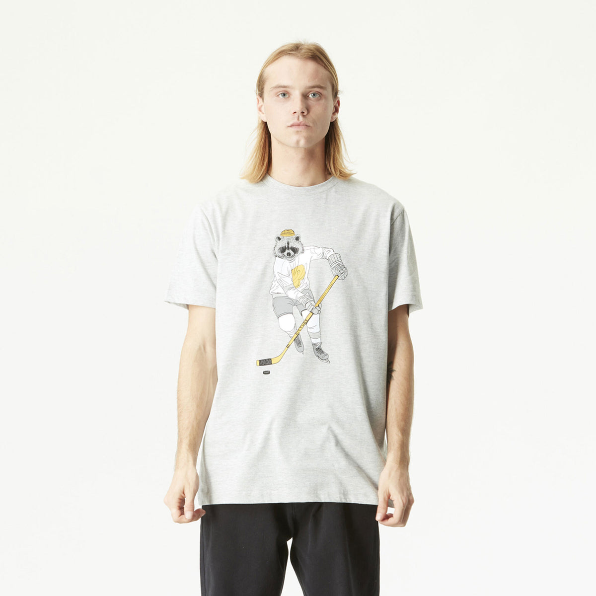 LAKIN TEE __color:Grey_Melange#0