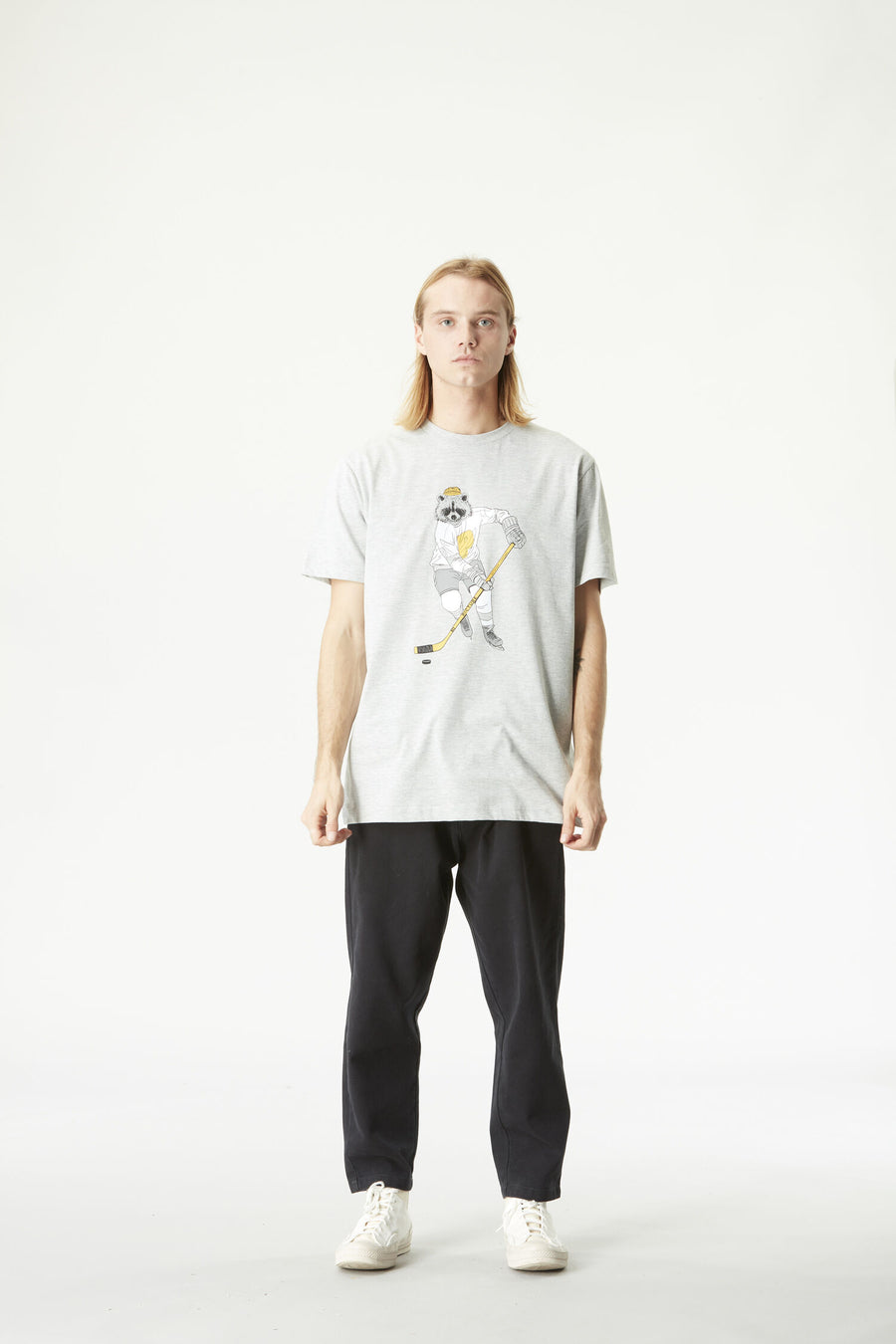 LAKIN TEE __color:Grey_Melange#3