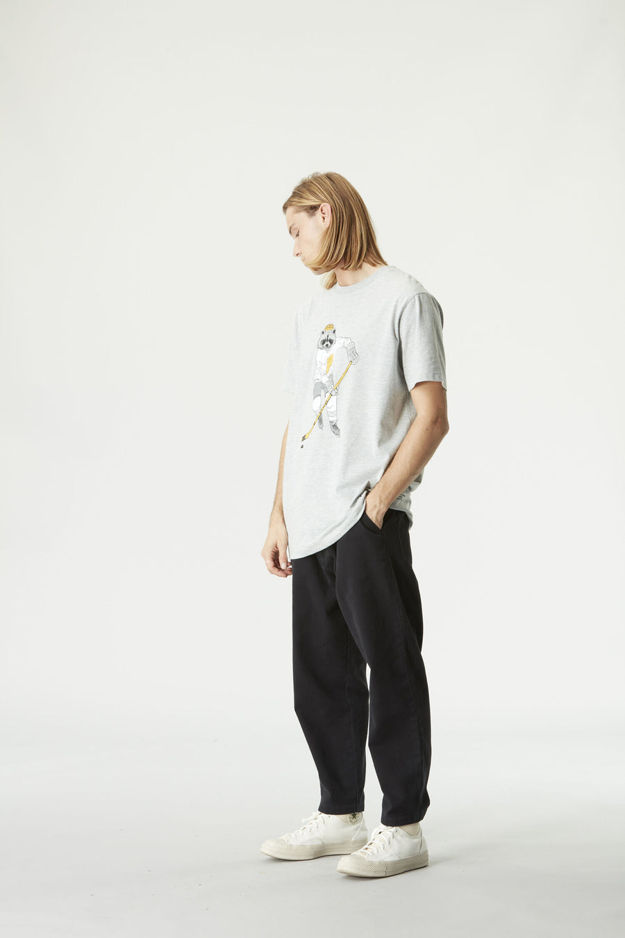 LAKIN TEE __color:Grey_Melange#5