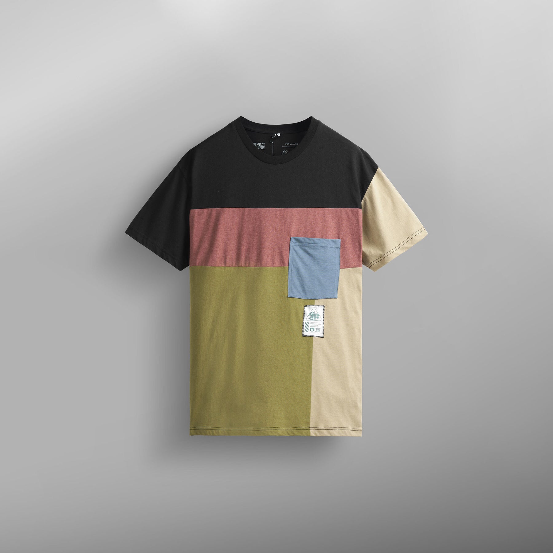 GIBAO TEE __color:Patchwork_A#1