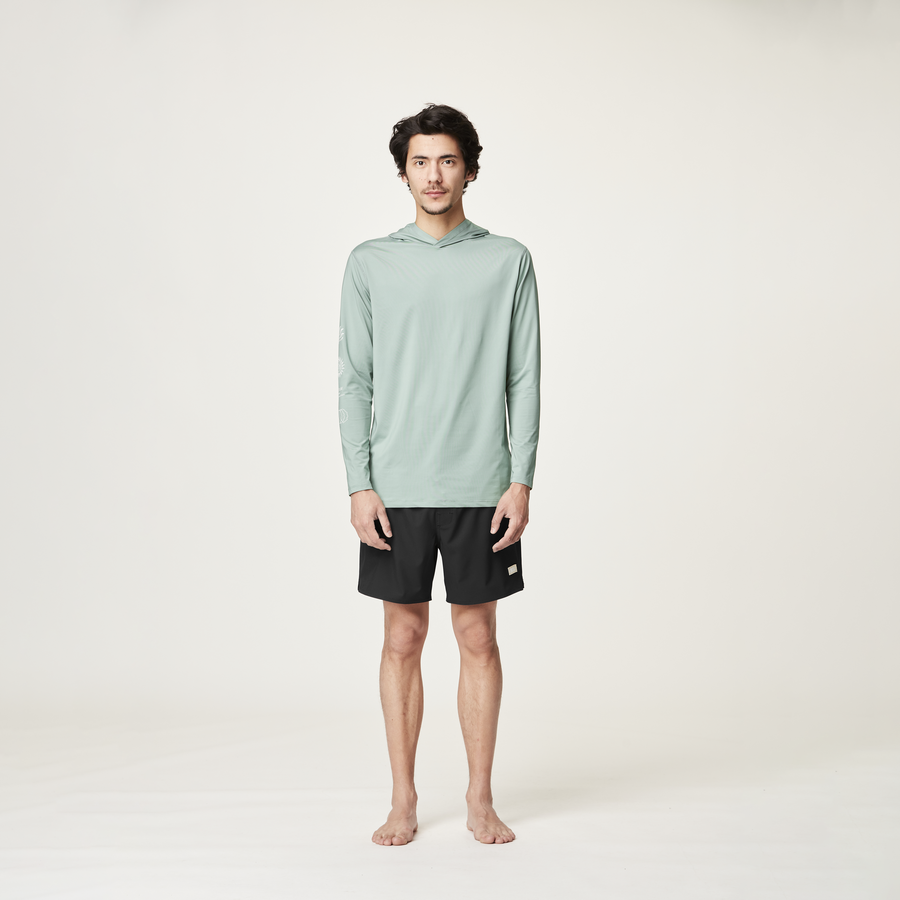 HOOD SURF TEE __color:Lily_pad#0