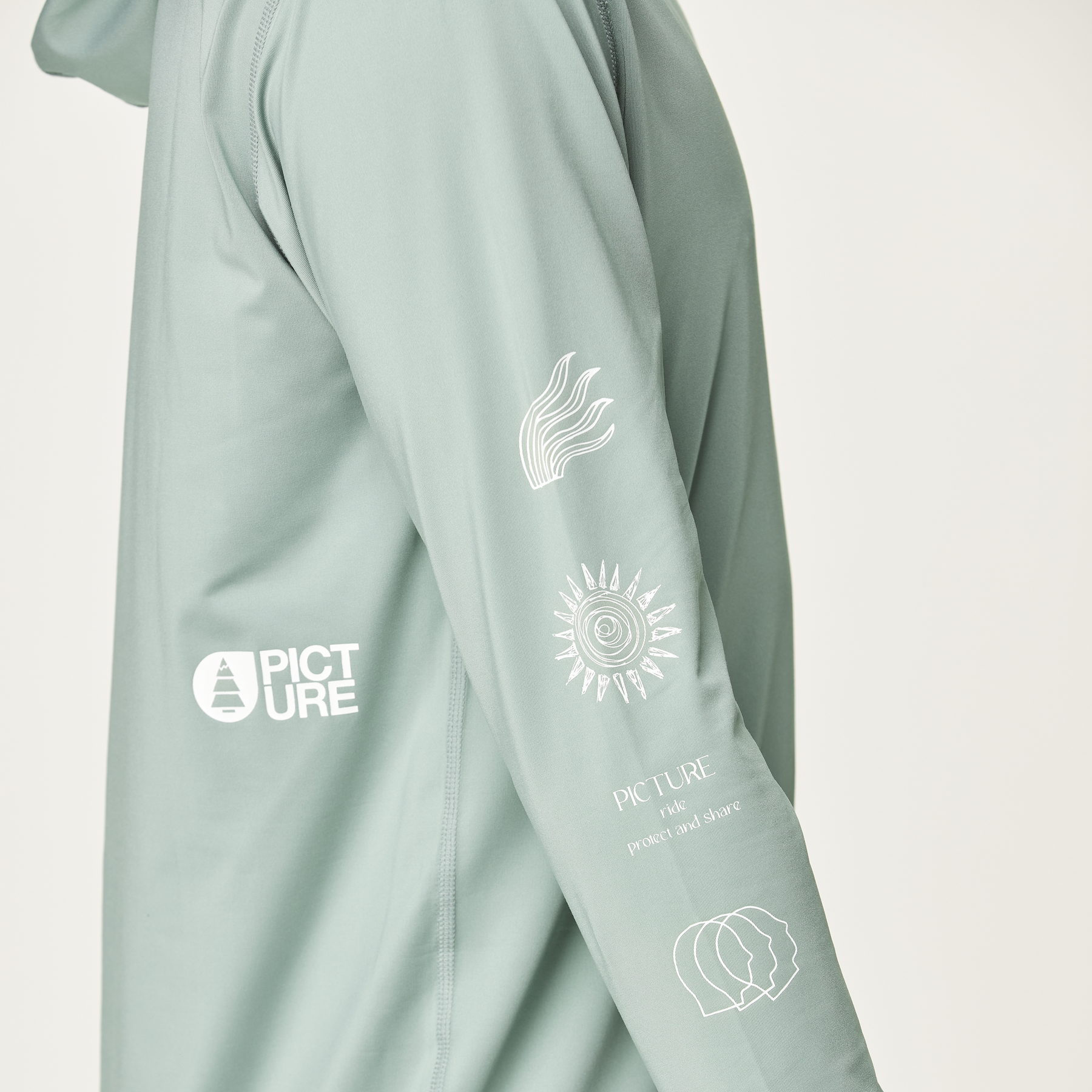 HOOD SURF TEE __color:Lily_pad#5