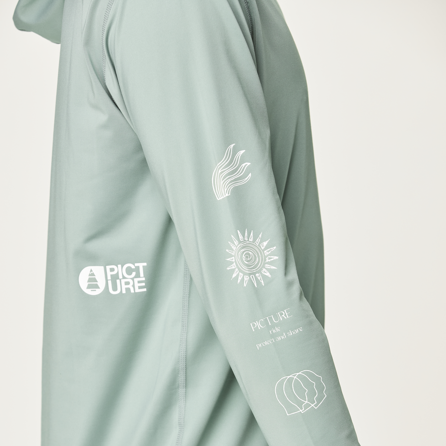 HOOD SURF TEE __color:Lily_pad#5