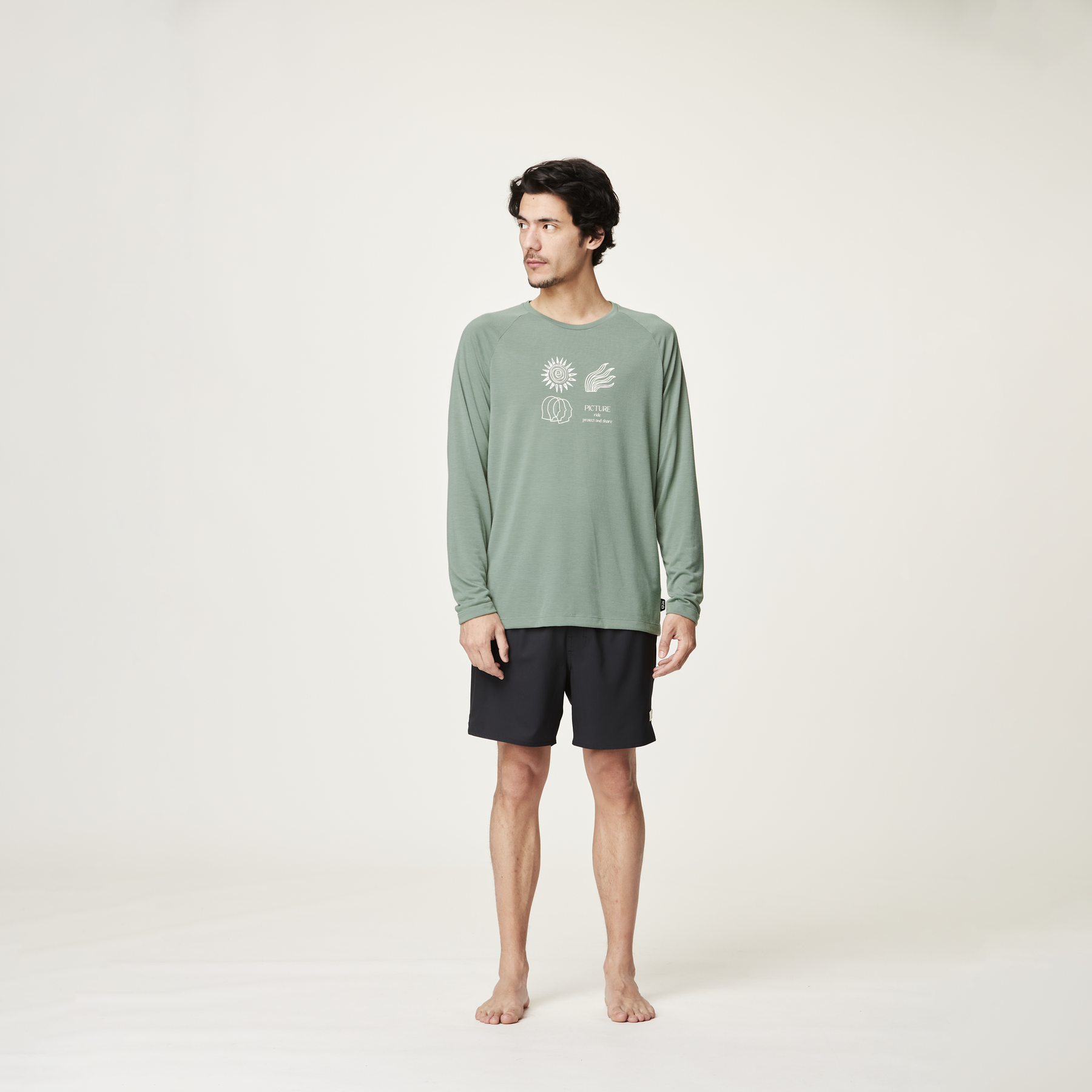 MARIBO LS SURF TEE __color:Lily_pad#7