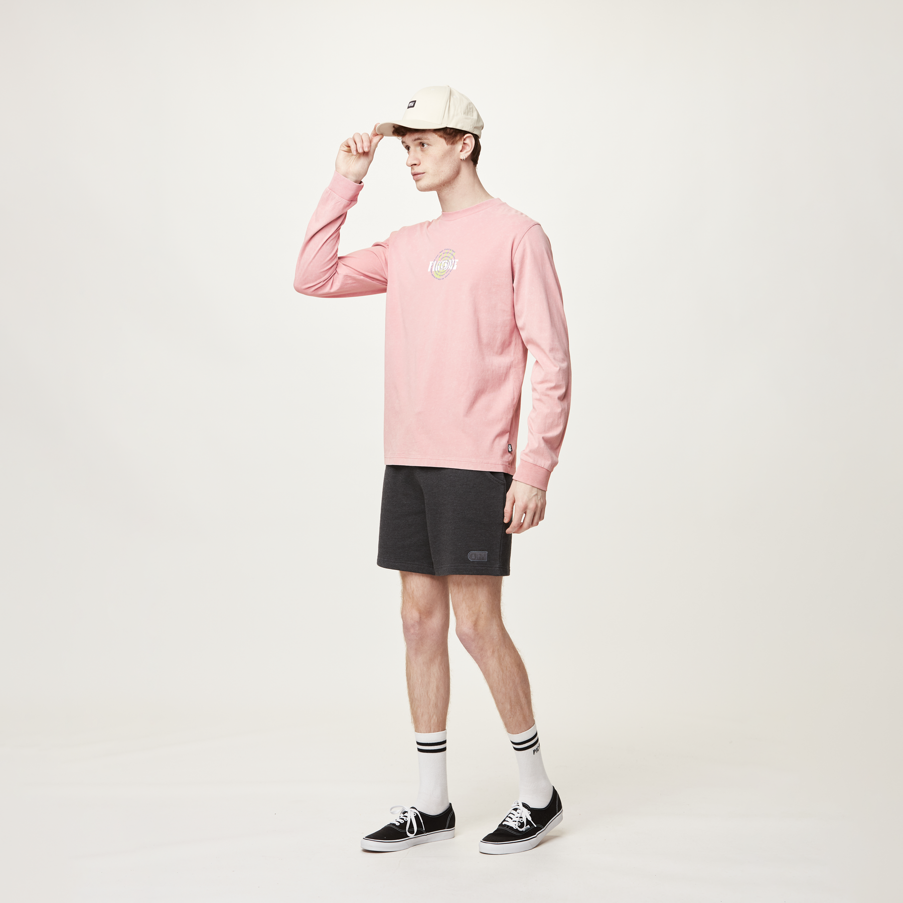 OFITERS LS TEE __color:Woodrose_Washed#2