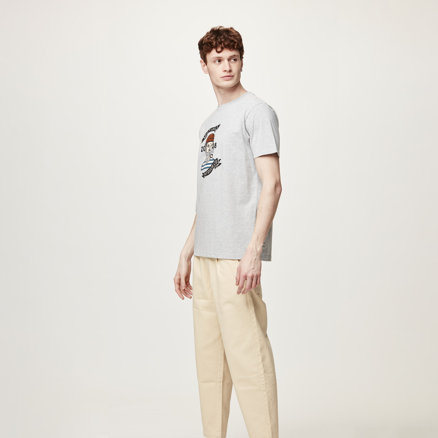 CHUCHIE TEE __color:Grey_Melange#2