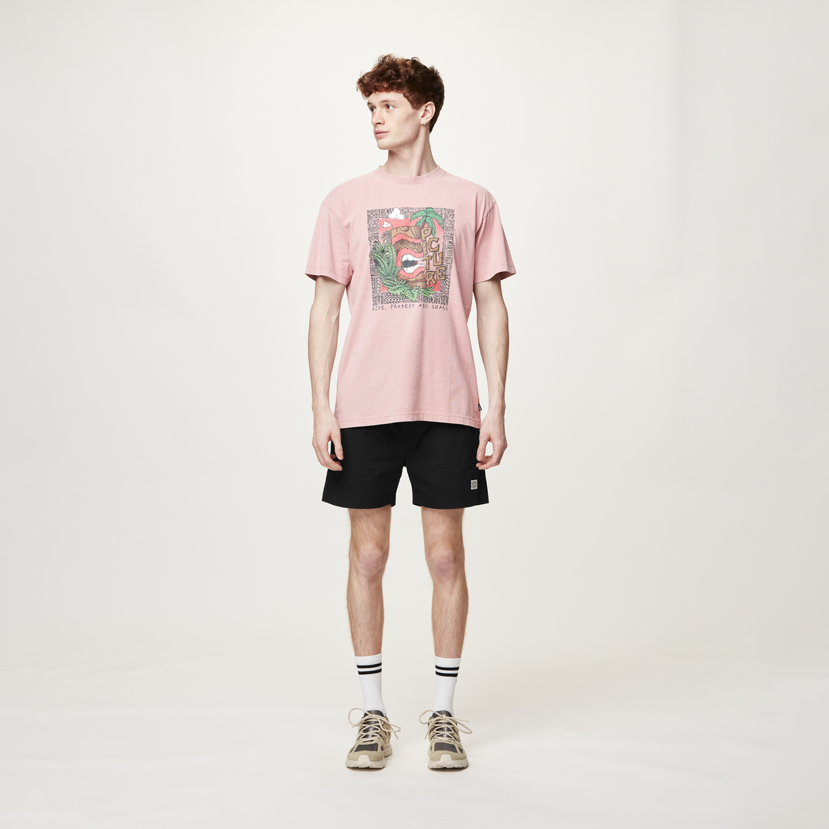 WOGONG TEE __color:Woodrose#0